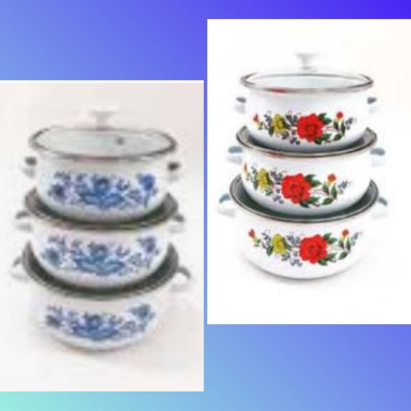 PANCI SET REONA 3IN 1/PANCI SET ANEMAL REOONA 3 SUSUN DENGAN TUTUP