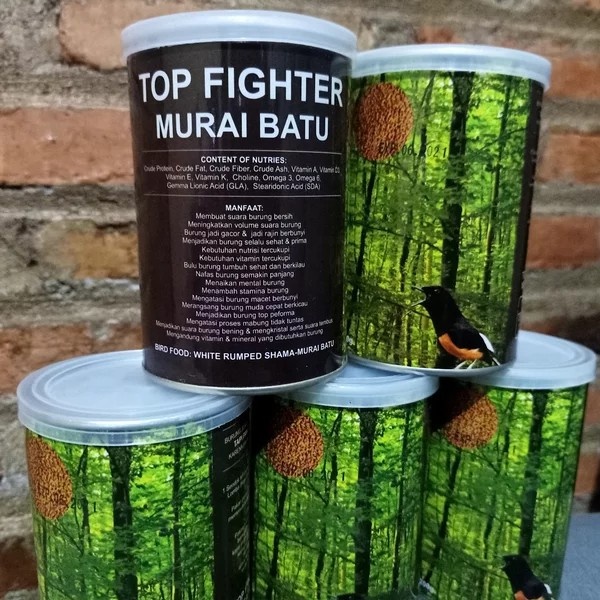 Top Fighter Murai Batu Pakan Makanan Lomba Burung Voer Vur Pur Gacor