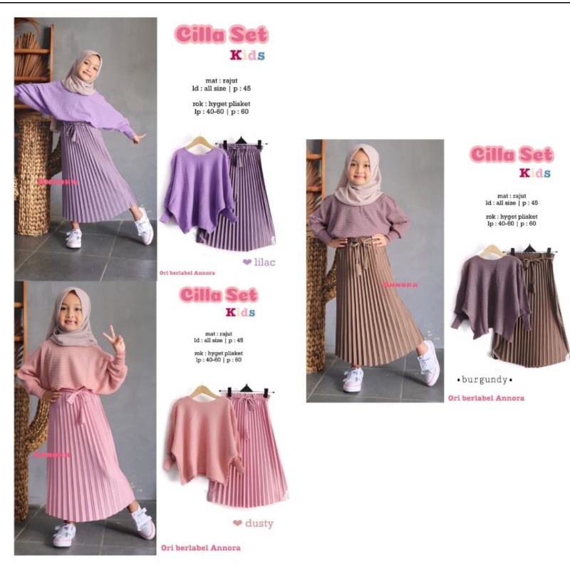 CILLA SET KIDS By ANNORA