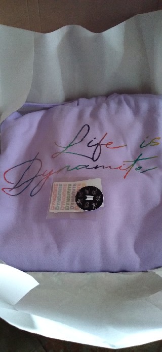 (ready) Hoodie Dynamite Ungu Muda (baca Desk!)