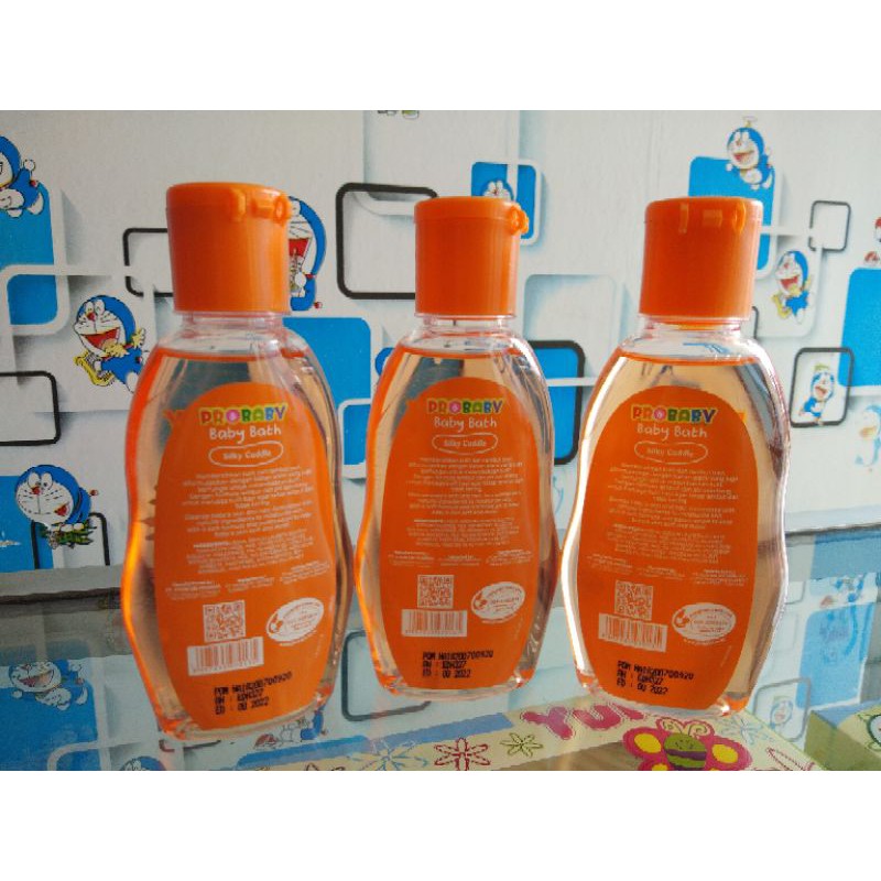 sabun bayi Probaby hair &amp; body bath 100 ml - silky cuddle / cheerful giggle