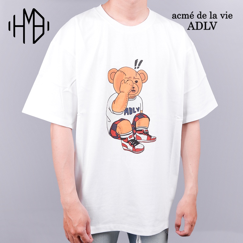 ADLV Acme De La Vie Check Pants Bear Tee White