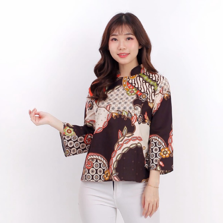 Batik Wanita - Atasan Batik 559 - 974-Brown C