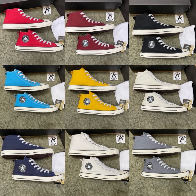 SEPATU SEMI BOT TERLARIS BISA COD SEPATU SNEAKER CASUAL PREMIUM CLASIK SEMI HEIGHT/ SEMI BOOT HARGA GROSIR JUAL ECER!! COCOK UNTUK PRIA WANITA SEPATU SEKOLAH KULIAH HAIKING  FRE PAPERBACK KAOS KAKI BOX THE BESH QUALITY