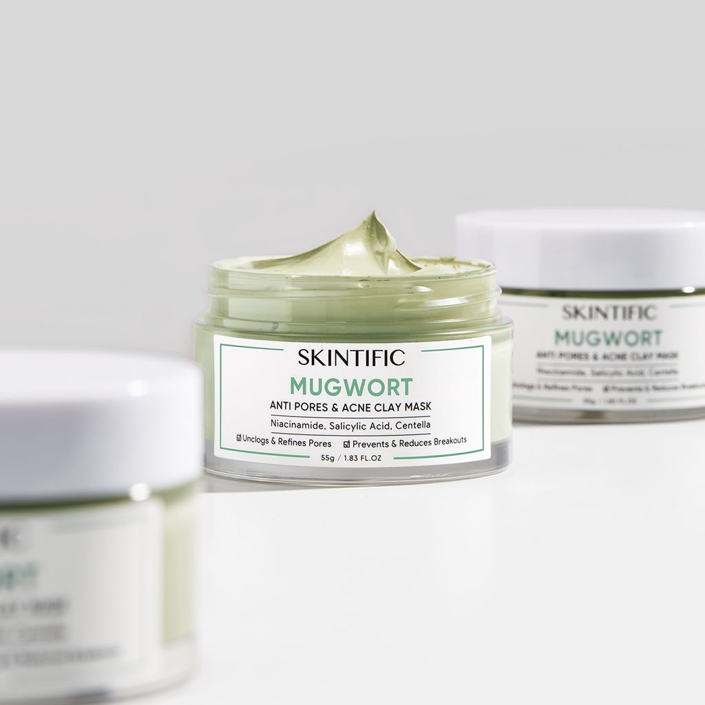 SKINTIFIC CLAY MASK MUGWORT ACNE 55GR