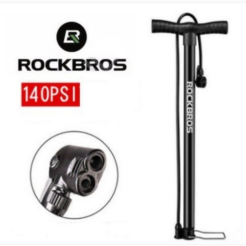 Pompa Sepeda Rockbros Pump MTB Roadbike Presta Bola 5930 140Psi