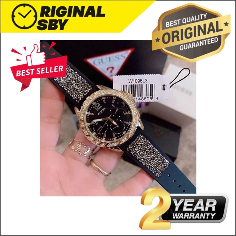 JAM TANGAN PRIA WANITA | RANTAI | KULIT | KARET | MURAH | Wanita gu3ss W1096L1 - Strap Rubber Origin