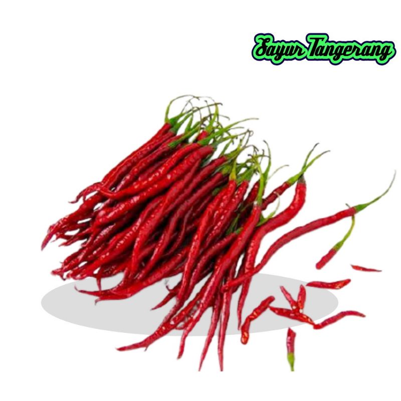 

Sayur Tangerang Sayuran Segar Cabe Merah Keriting 500 gr
