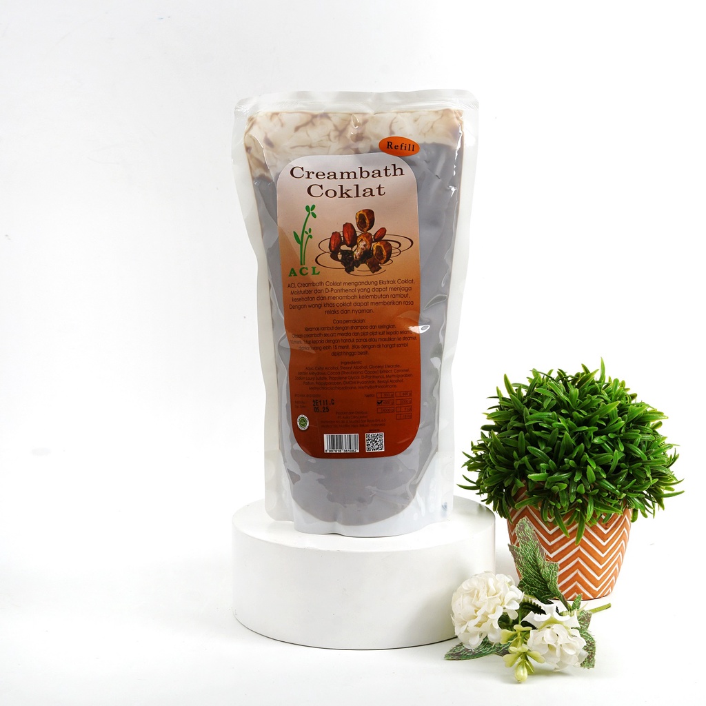 ACL Krimbat Coklat | Creambath Rambut Coklat Salon | Krimbat Rambut Coklat Murah 1000 Gram / 1Kg