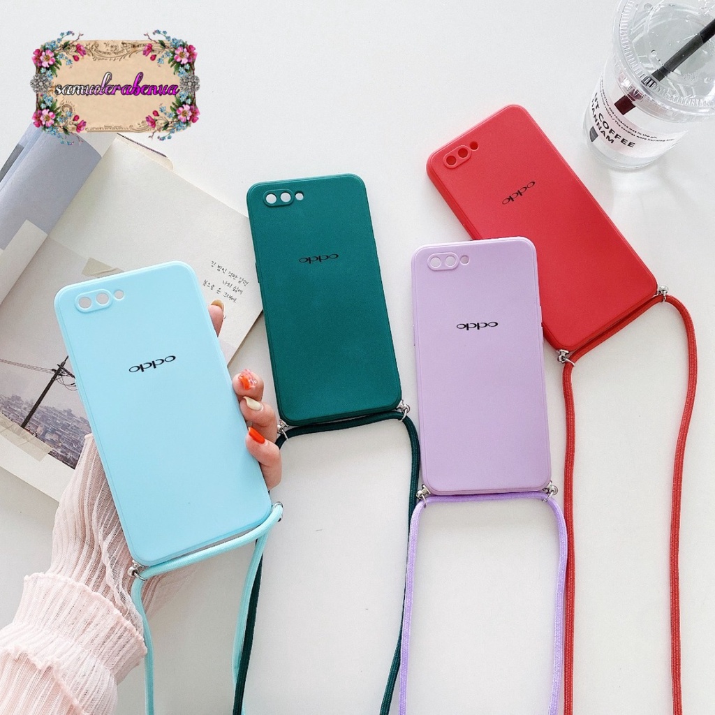 SOFTCASE SLINGCASE ORIGINAL SILIKON PELINDUNG KAMERA OPPO A1K A3S A5S A12 F9 A11K A7 A15 A15S A31 A8 SB2740