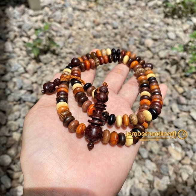 TASBIH KAYU KOMBINASI PIPIH DAN DIAMOND | TASBIH GELANG KOMBINASI PIPIH | TASBIH KOMBINASI MODEL MENTOS| TASBIH GELANG KOMBINASI KAYU BERTUAH