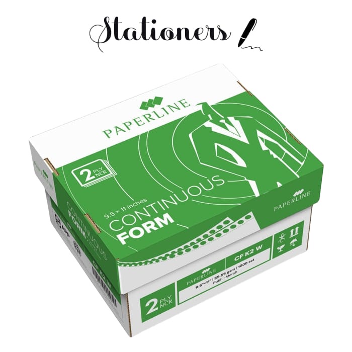 

Continuous Form Paperline 2 Ply Warna 9 1/2 x 11 in (K2 W)