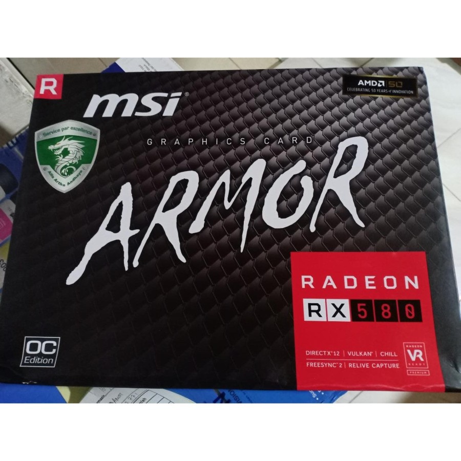 VGA MSI RX580 ARMOR 8G OC