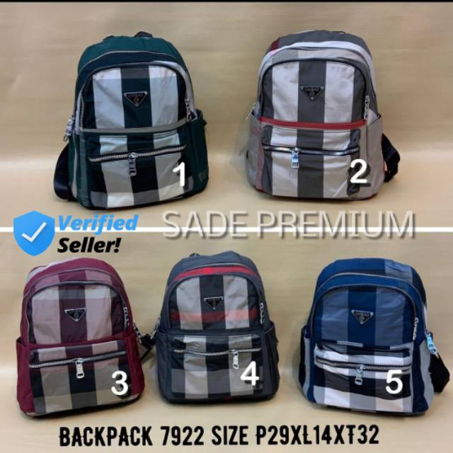 TAS RANSEL CHIBAO MOTIF KOTAK TERBARU