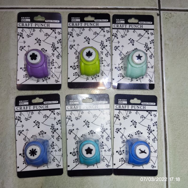 Bayluna | Puncher Mini DIY Pembolong Kertas Motif Paper Puncher Art Craft ScrapBook / Bento