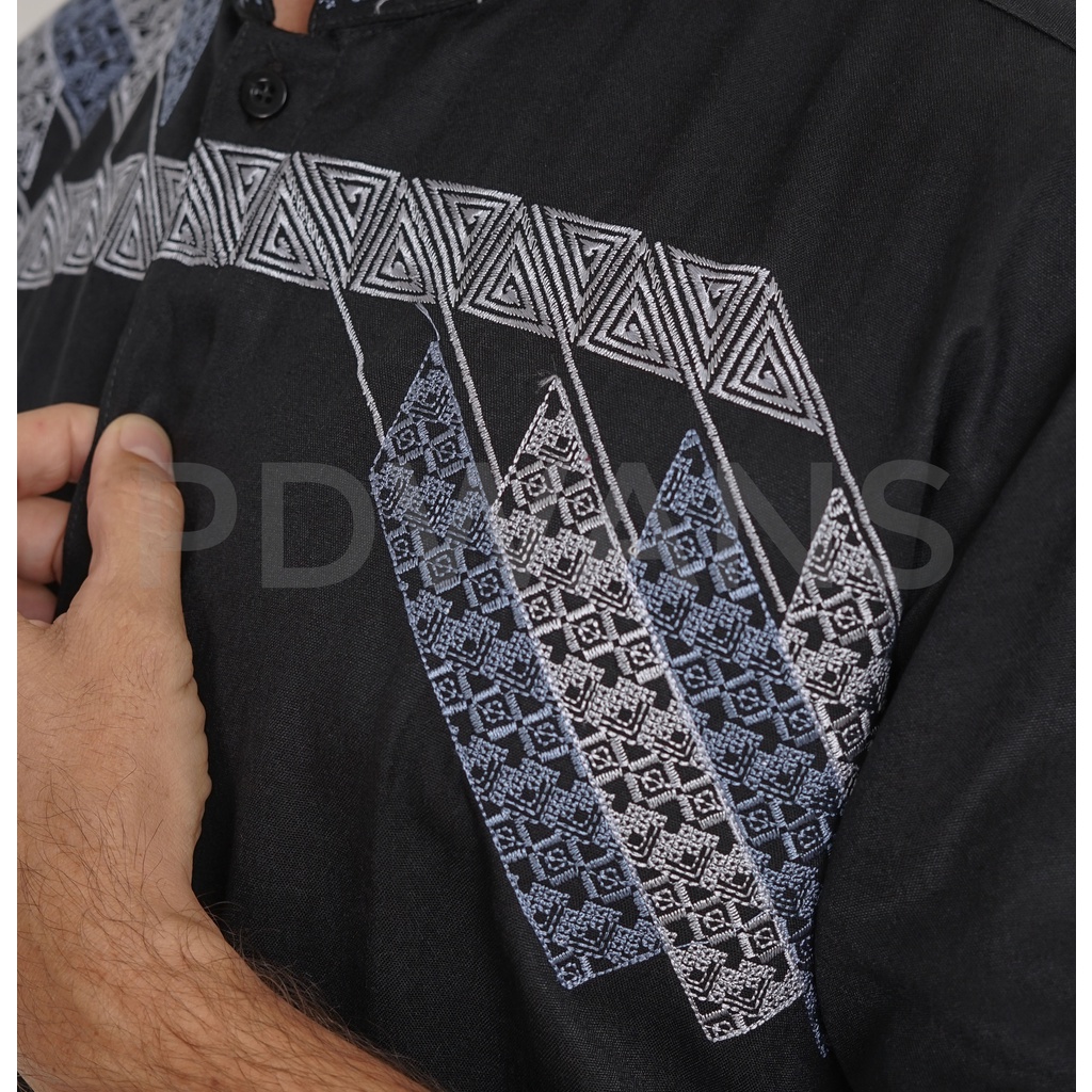 Baju Koko Katun Madinah Lengan Pendek seri Warna Ukuran M L XL WANSpdk02 - PDWANS