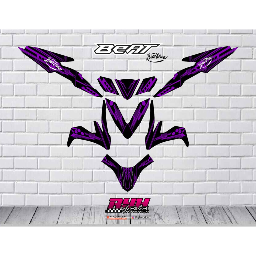 STIKER STRIPING DECAL FULL BODY BEAT KARBU FI 2009 2020 2021 TRANSFORMERS KEROPPI SONIC SHARK GRAVIT