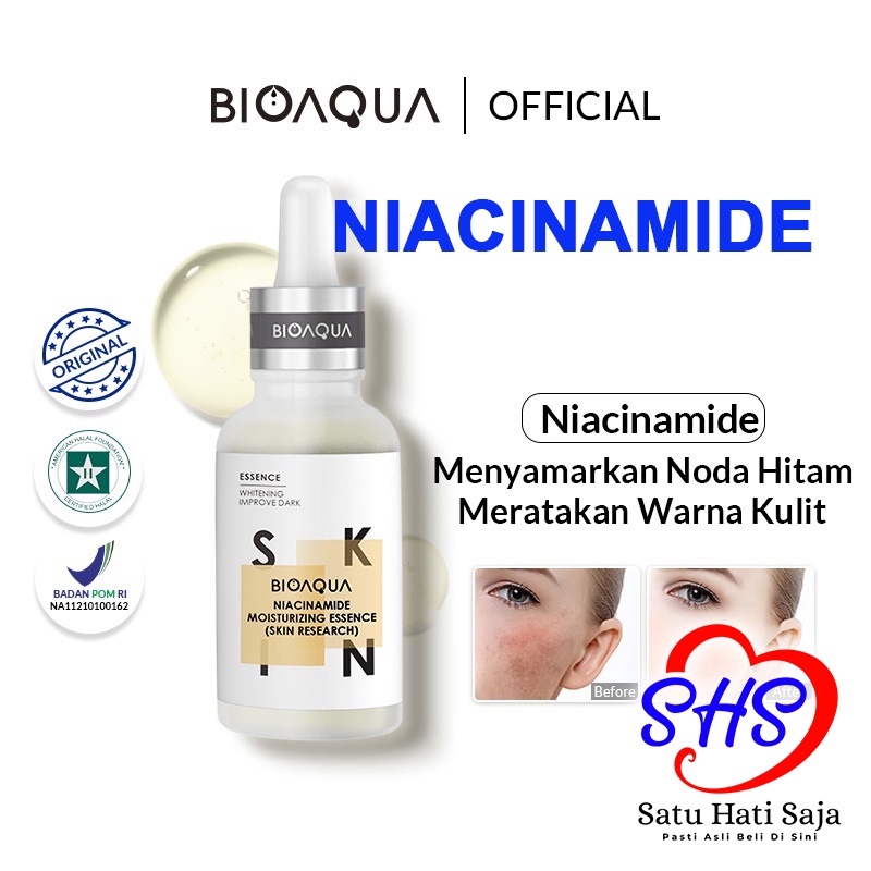 Jual BIOAQUA NIACINAMIDE MOISTURIZING ESSENCE (Skin Research) 30 ML