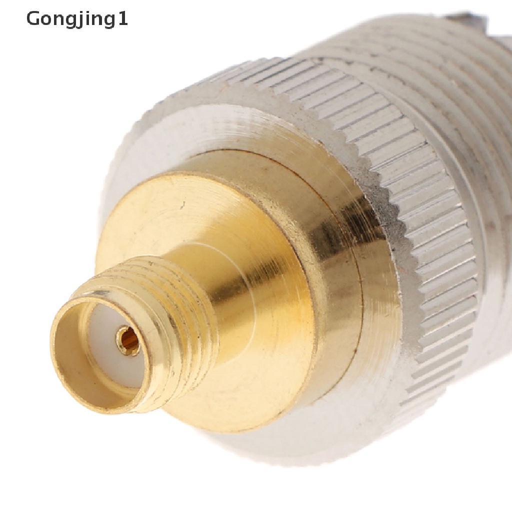 Gongjing1 1Pc Adapter Konektor RF SL16-K / SMA-K Ke SO-239 PL259 Female Tipe M