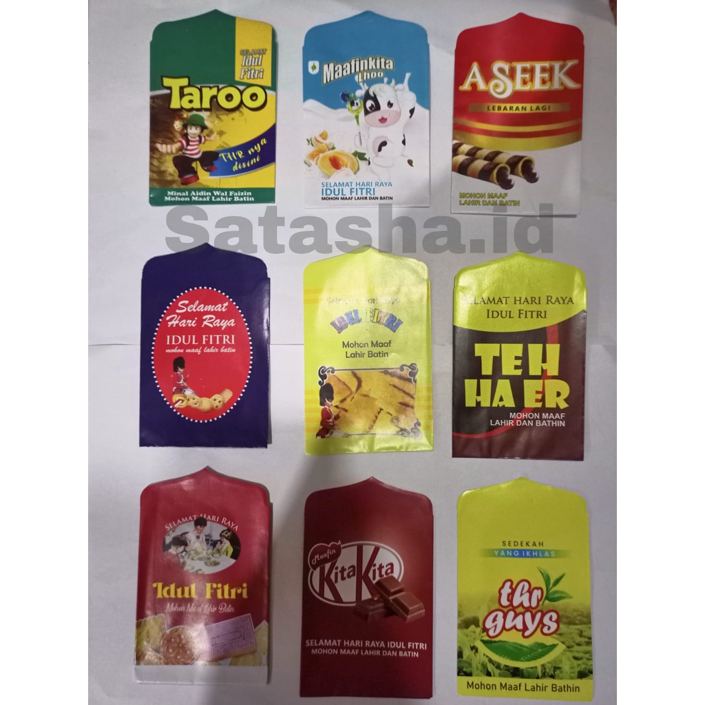 

Amplop lebaran unik amplop lebaran snack viral isi 10pcs