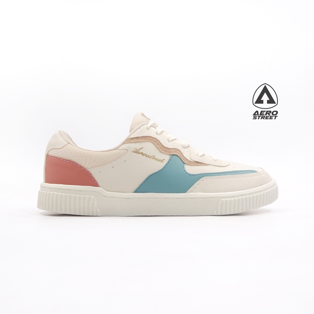 Aerostreet 37-41 Grace Putih Biru - Sepatu Sneakers Casual-6