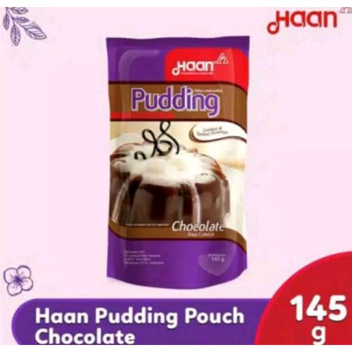 

Haan Pudding Chocolate 145gr Haan Pudding coklat 145g Haan Pudding Mix Pouch Chocolate 145gr