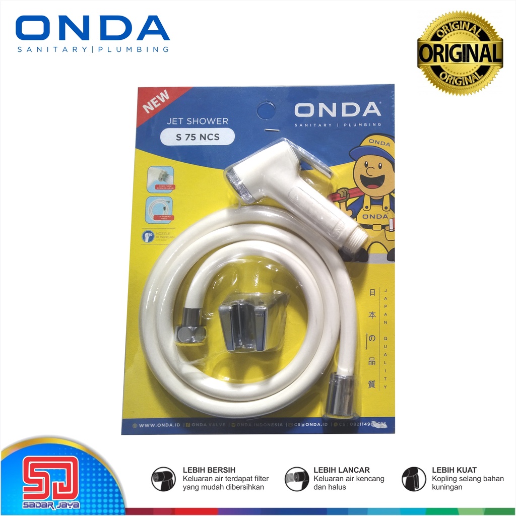 ONDA S 75 NCS Jet Shower Cebok Bidet Spray Toilet 1/2&quot;