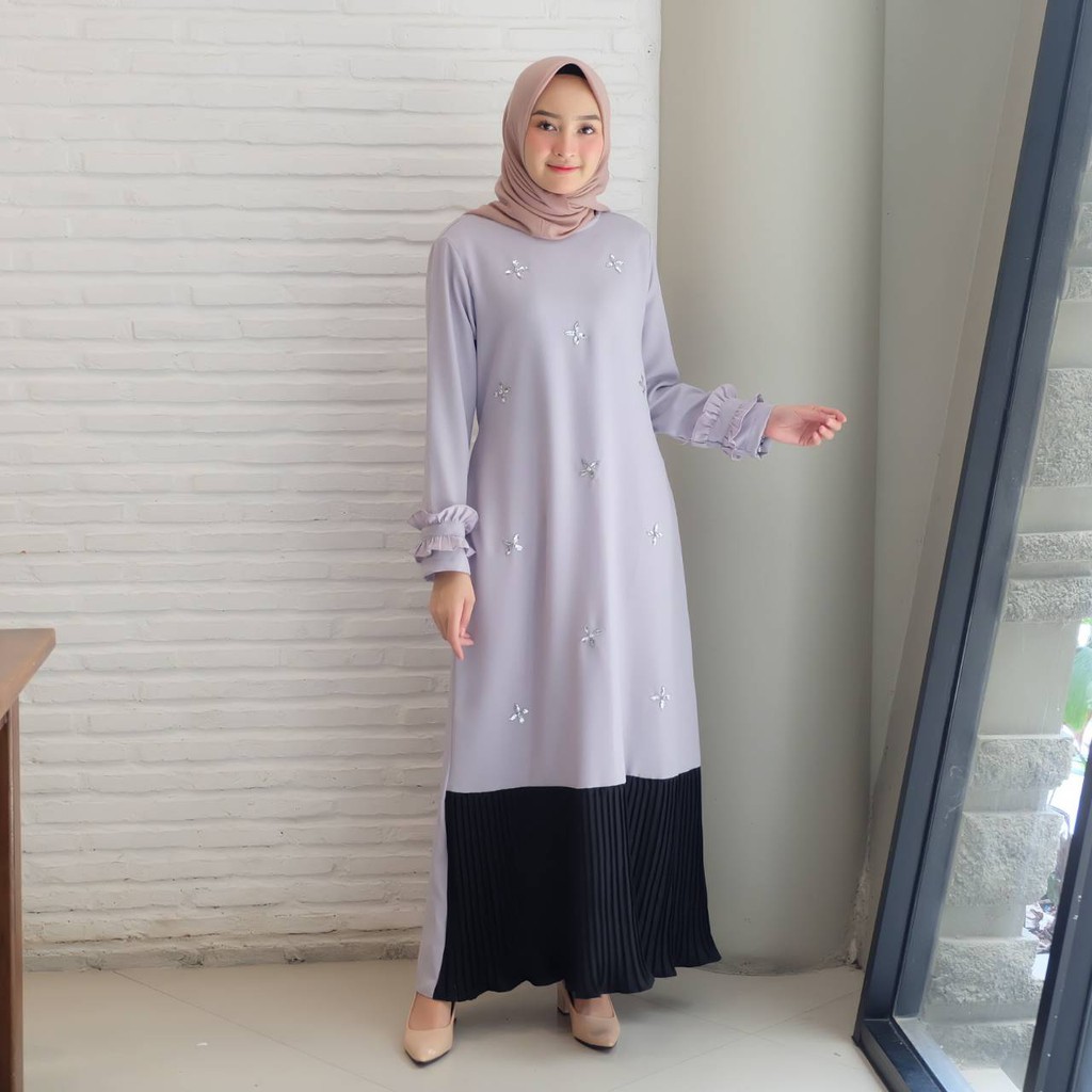 Gamis agatha / maxi dress muslim / fashion gamis / best / montek