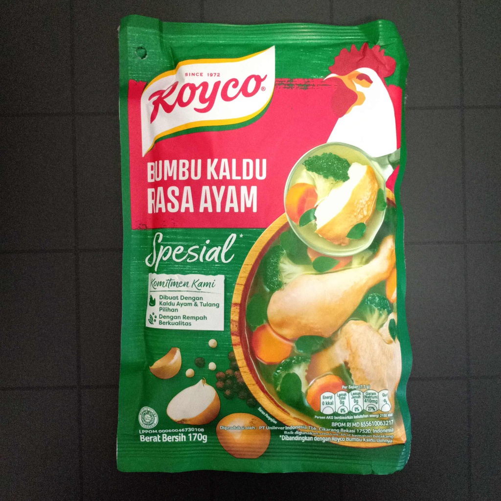 Royco Kaldu Rasa Jamur Ayam Spesial 170gr Bumbu Instan Penyedap Rasa Masakan Makanan 170g 170gram 170 g gr gram