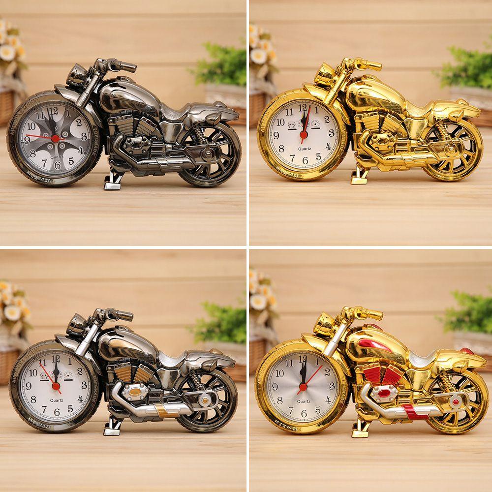 Top Motor Alarm Clock Retro Jam Meja Hadiah Ulang Tahun Ornamen Untuk Anak