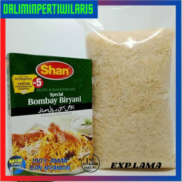 

BISA COD PAKET BASMATI 1 KG + SHAN BUMBU INSTANT BRIYANI 1 PROMO [Kode 1|Kode 2|Kode 3|Kode 4|Kode