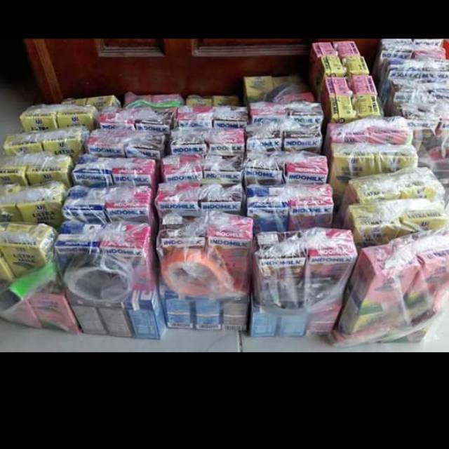 

Paket susu Milo indomilk ultra isi 5@19rb