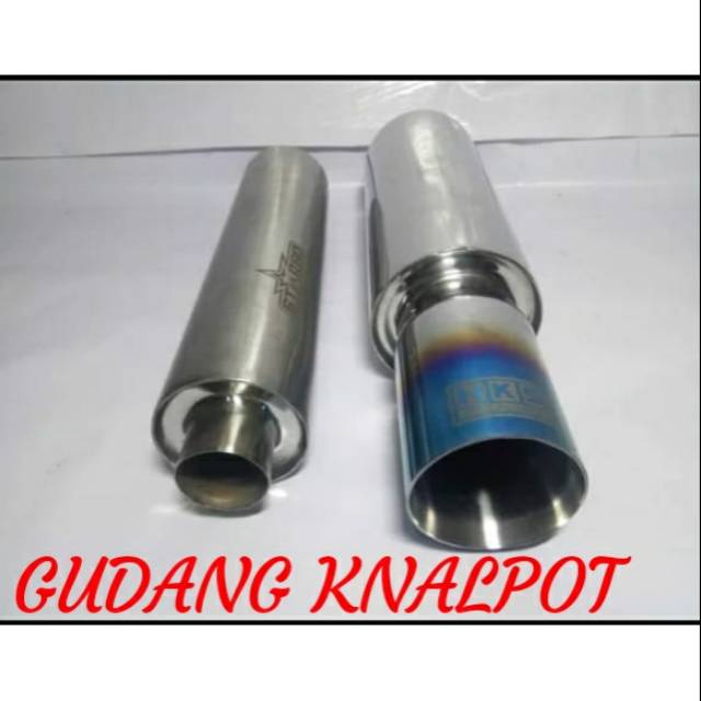 Knalpot mobil HKS + Resonator Ayla agya kijang innova avanza