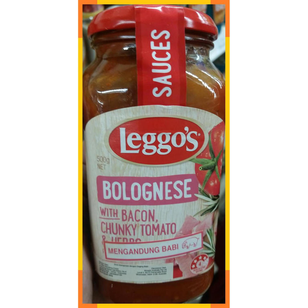 

Leggos | sauces | bolognese | bacon | 500 gram
