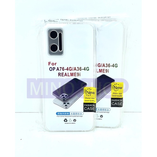 SOFTCASE TRANSPARAN OPPO A76 4G A36 A96 REALME 9i PREMIUM CLEAR SOFTCASE