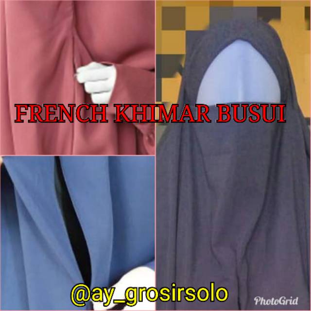 SET FRENCH KHIMAR + ROK