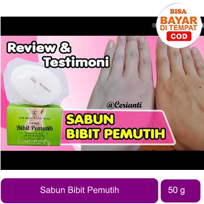 [50GR] [BPOM] SYB SOAP SABUN WAJAH | SABUN MANDI BIBIT PEMUTIH 50GR | PEMBERSIH WAJAH_Cerianti