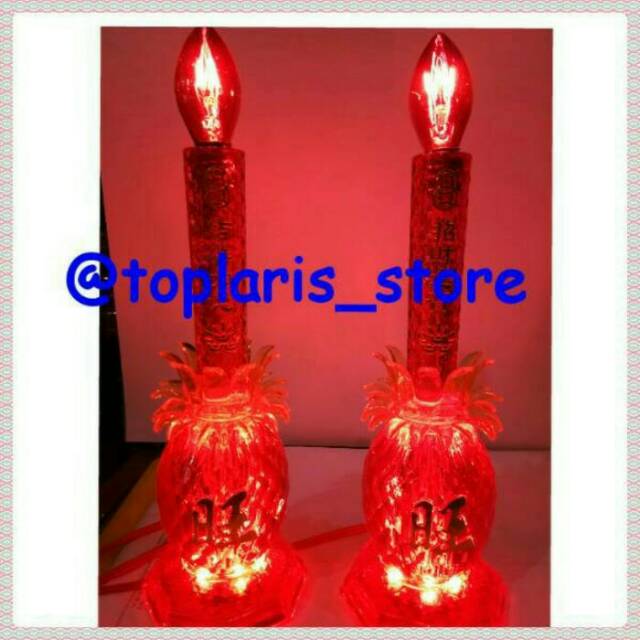 Lampu Puja Sembahyang Led Nanas Naga Yen Pao Motif Kecil 01