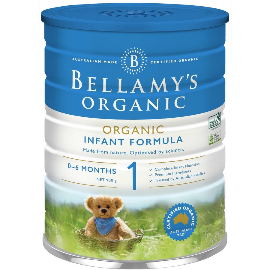 Bellamys Organic Infant Milk Susu Formula - Step 1 900g