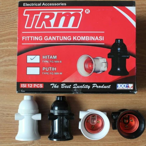 TRM Fitting Fiting Gantung + Kombinasi 2 Cabang / Fiting Lampu Gantung Kombinasi TRM