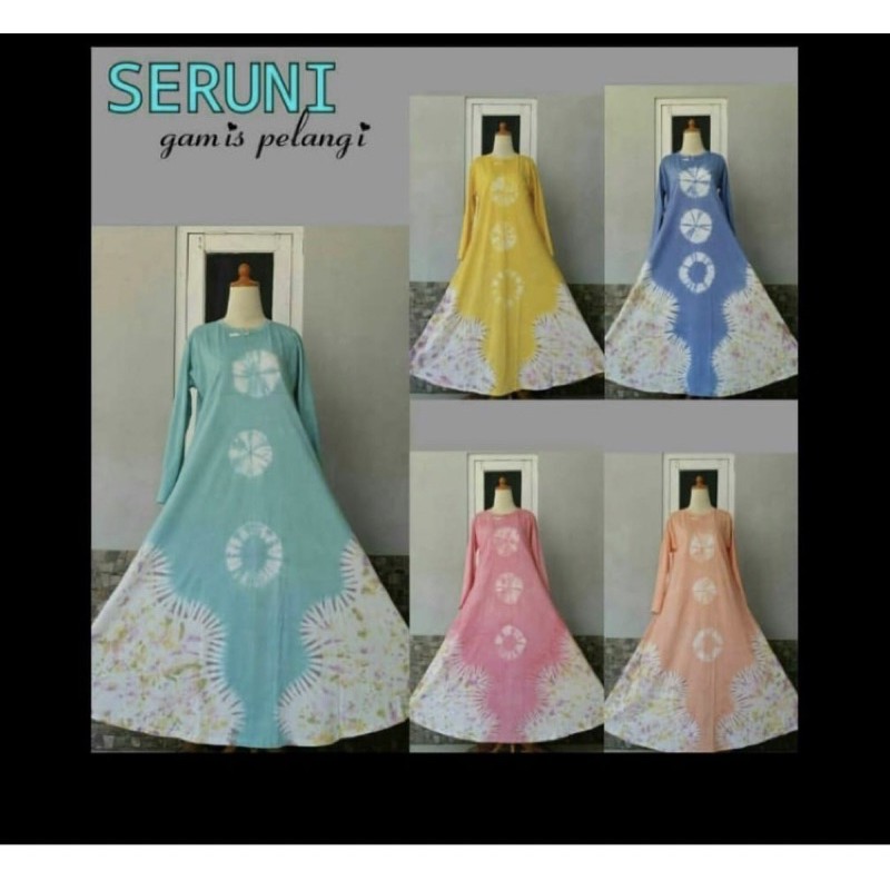 gamis pelangi seruni