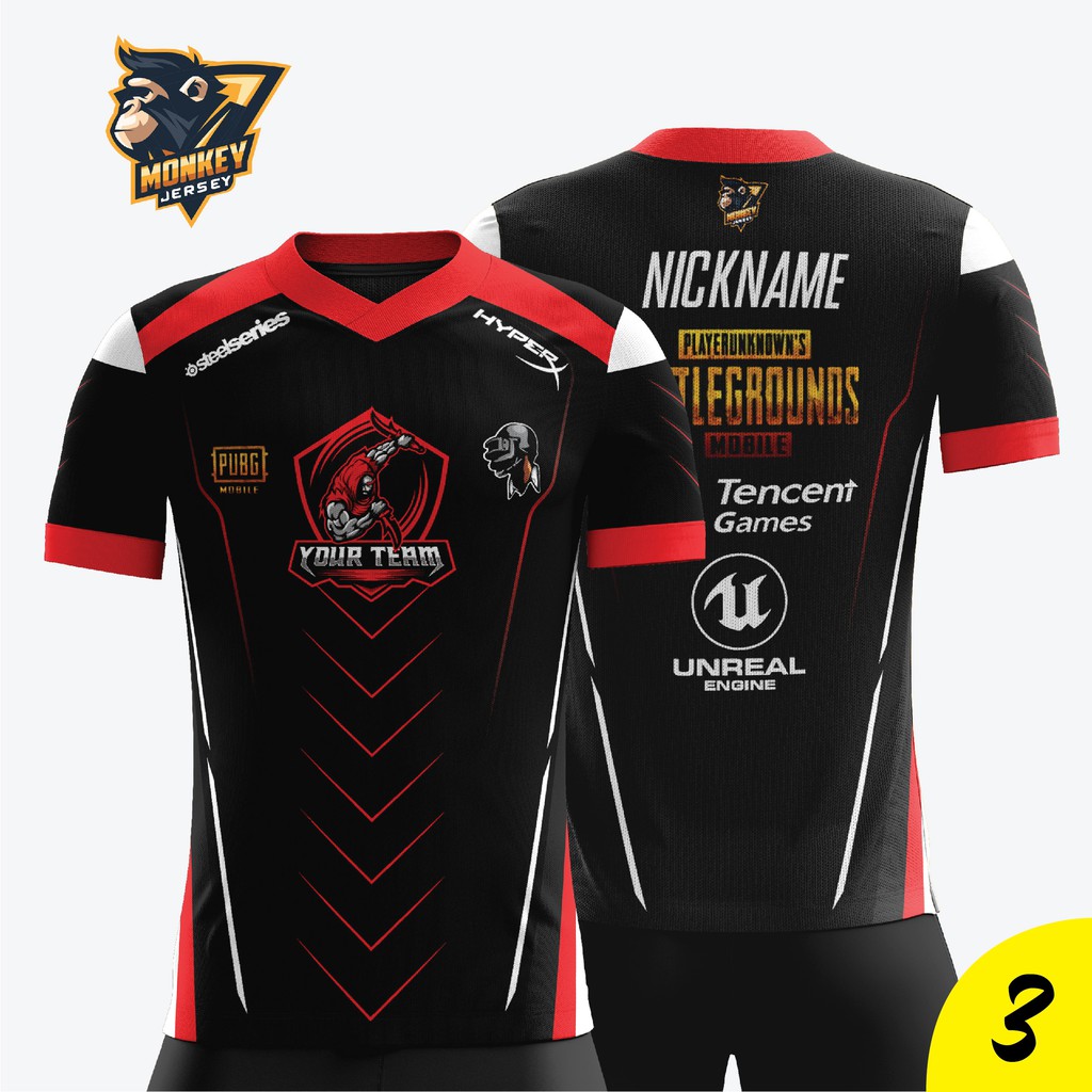 Jersey Custom Kaos  Baju Gaming  Pubg  Mobile Team Ori Ml