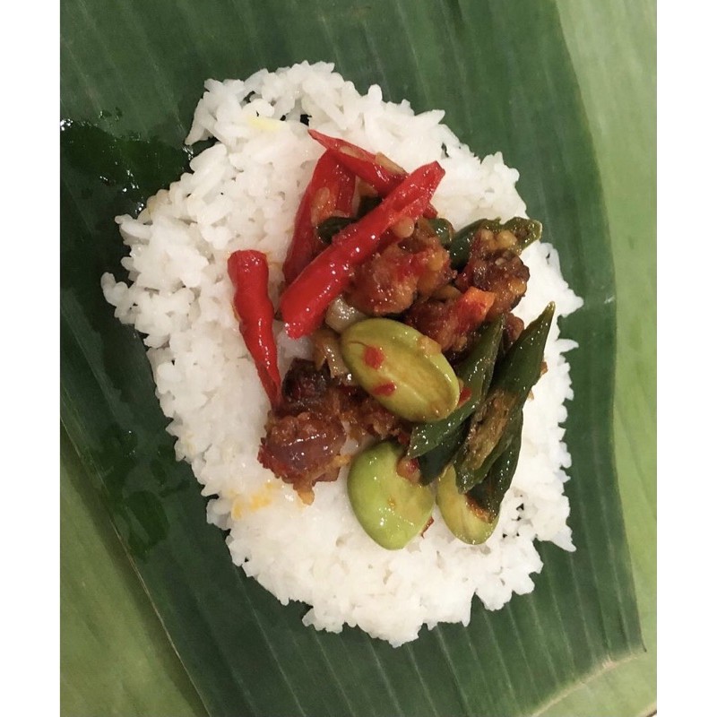 

Nasi perang jambal pete