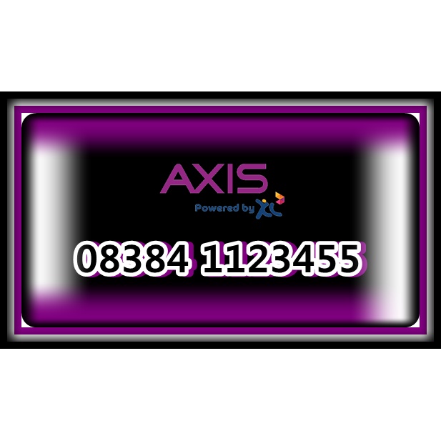 Axis Nomor Cantik Super Rapi Seri Urut Naik 12345 (Bisa Pasangan)