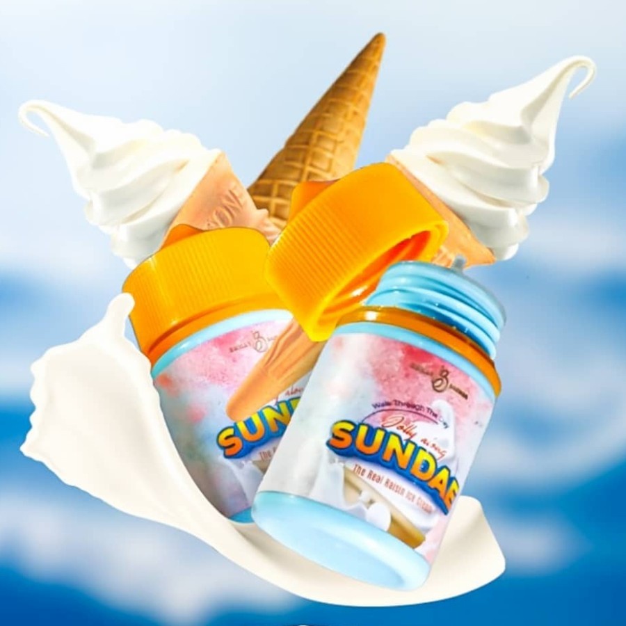 JOLLY ALONG SUNDAE LIQUID RAISIN ICE CREAM 60ML