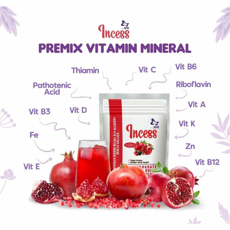 PROMO RATU KOLAGEN INCESS COLLAGEN Drink pemutih tubuh glow whitening 6000MG