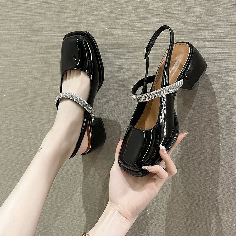 Sepatu Kerja Wanita Kasual Tali Blink Cantik Sepatu Kerja Hak Tahu Perempuan Import Terbaru SK-024