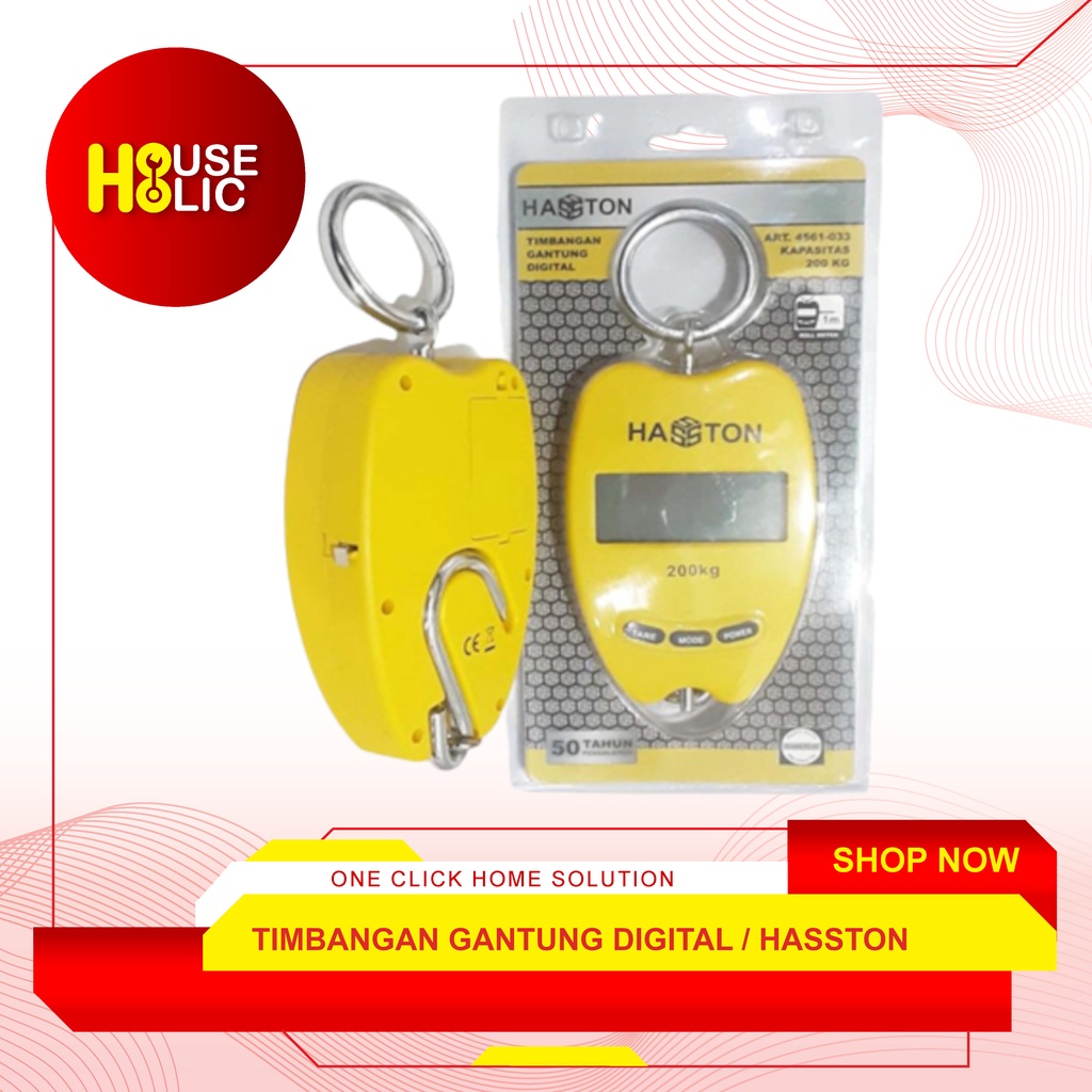Timbangan Gantung Digital Elektrik / Timbangan 200 Kg Hasston 4561-033