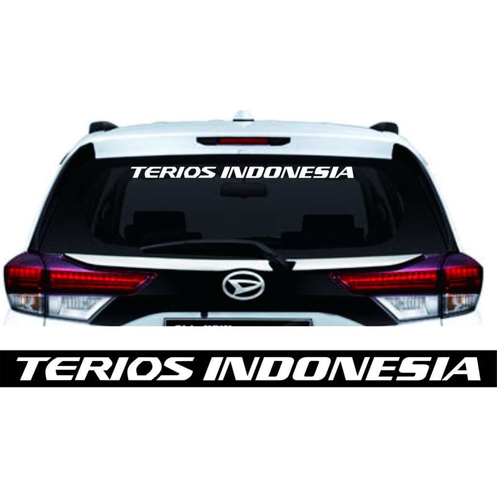 stiker kaca belakang mobil terios