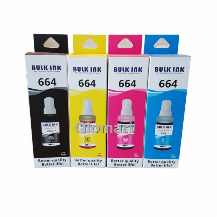 Tinta Epson 664 Original Bulk Ink L121 L120 L360 L310 L220 L210 L300 L200 L1300 Aman Untuk head